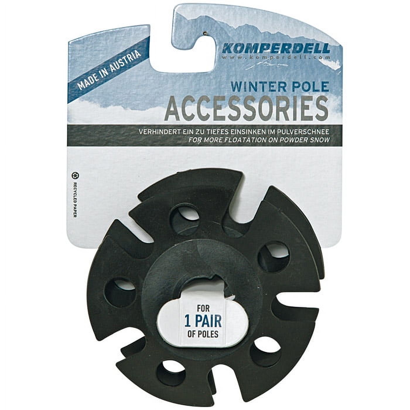 Komperdell Trekking Pole Tip Protectors - 8mm 2-Pack for Enhanced Durability and Performance - Image 2