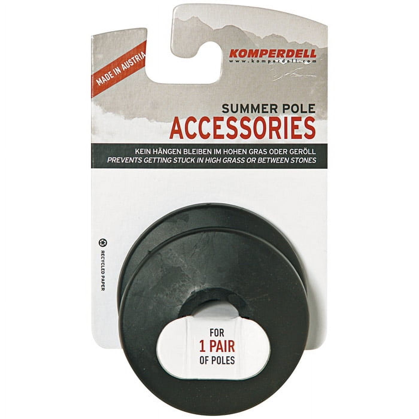 Komperdell Trekking Pole Tip Protectors - 8mm 2-Pack for Enhanced Durability and Performance - Image 4
