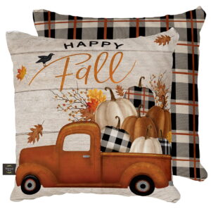 Briarwood Lane Happy Fall Pickup Decorative Pillow