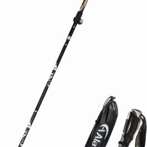 Aluminum Collapsible Ultralight Travel Trekking Hiking Pole for Men and Women (Fits 5'3" - 6'2")